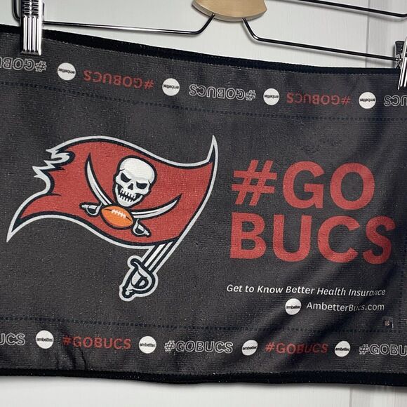Lot of 2 NFL Tampa Bay Buccaneers Graphic Rally Towels #Go Bucs, #Go Bucs 18x11" - Picture 4 of 15